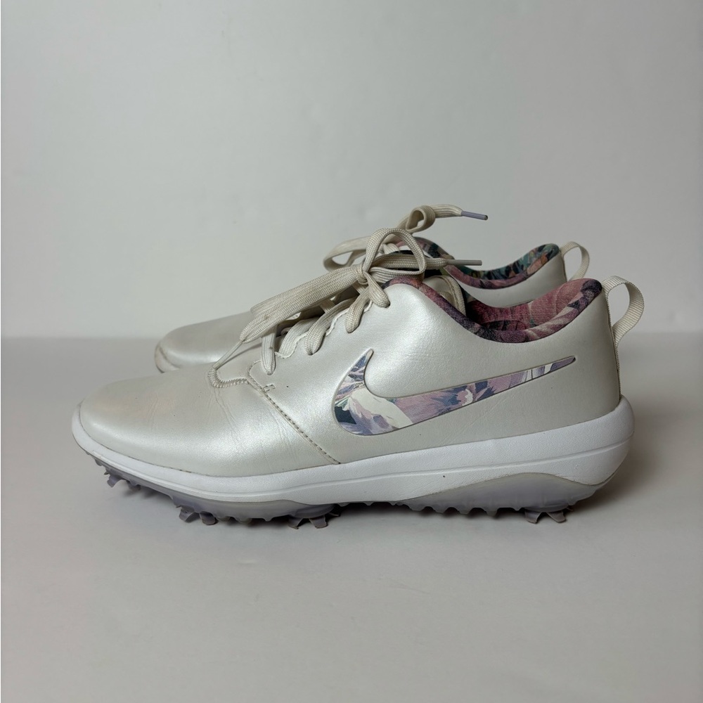 Nike Roshe G Tour Pearl White Floral Golf Shoes Women’s Size 10 BV0659-100